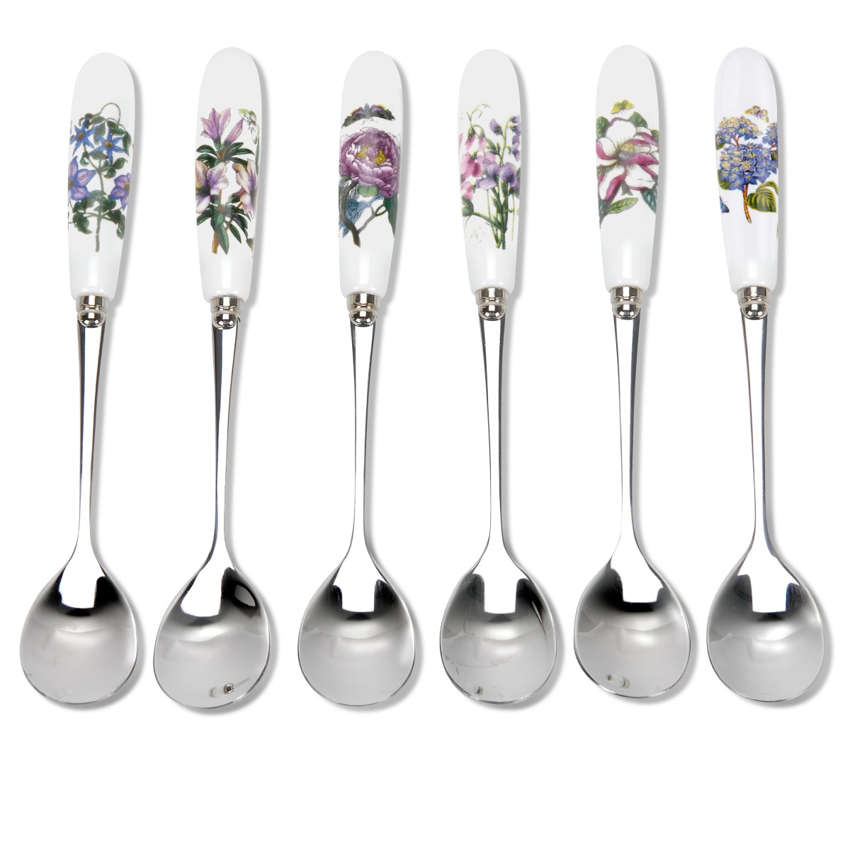 Botanic Garden Set of 6 Teaspoons (Assorted) image number null